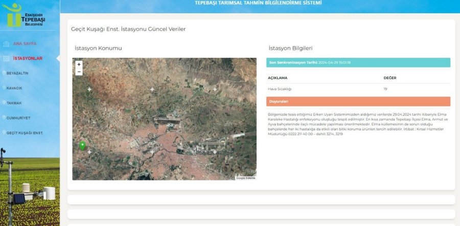 Üreticilere İlaçlama Uyarısı