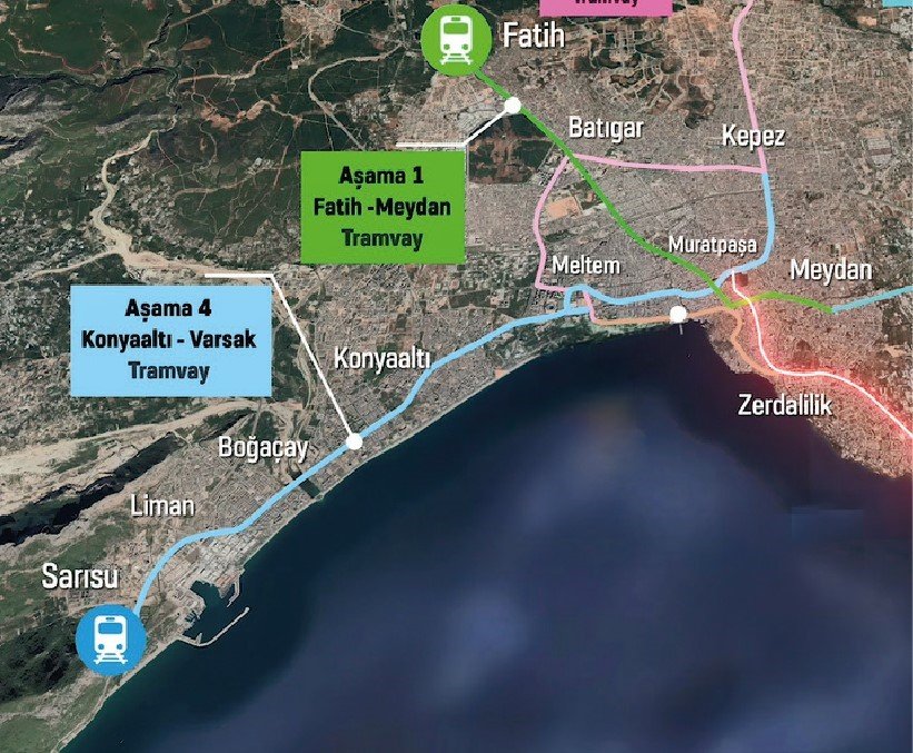 Antalya’da 4. Aşama Raylı Sistem İhalesi Yapıldı