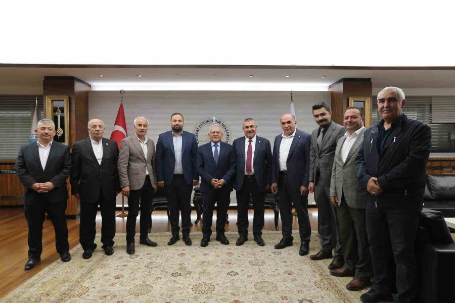 Ziraat Odası Başkanlarından Başkan Büyükkılıç’a Hizmet Teşekkürü