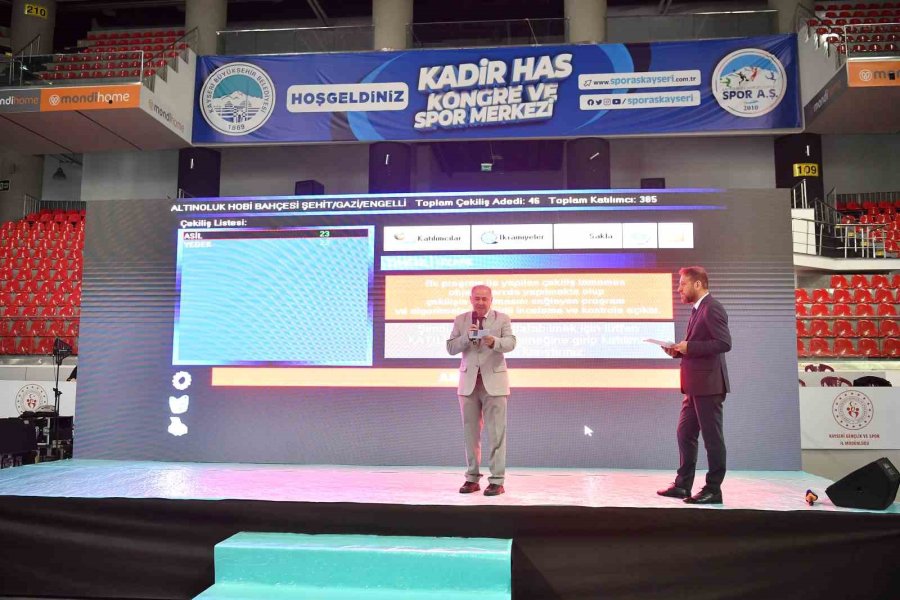 Büyükşehir’in Hobi Bahçeleri Kura Çekimi Başladı