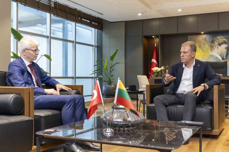Litvanya Büyükelçisi Degutis’ten Başkan Seçer’e Ziyaret