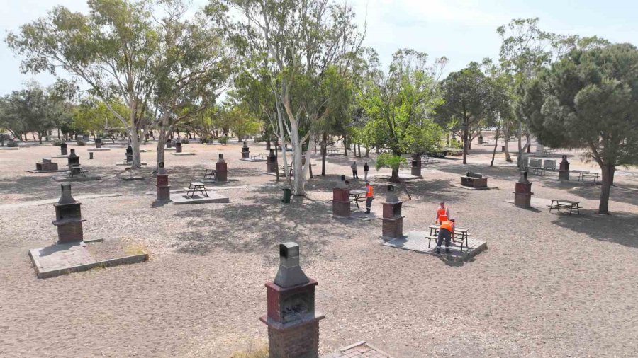 Lara Birlik Mesire Alanı Yaza Hazırlanıyor