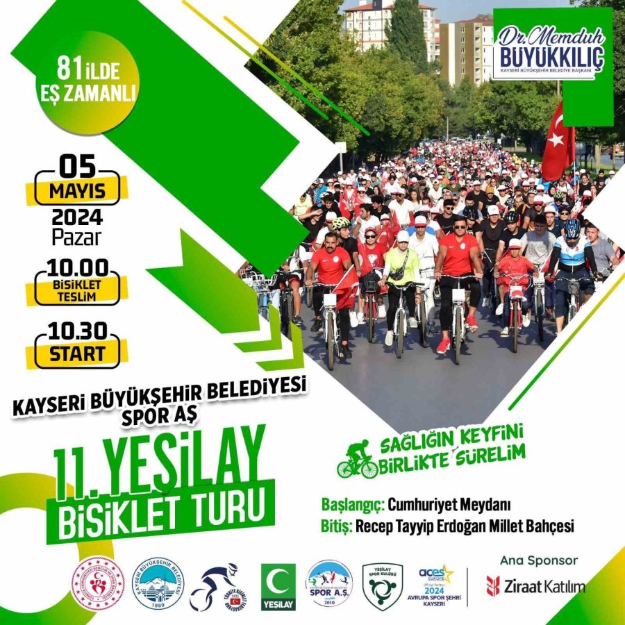 Spor A.ş.’den 11. Yeşilay Bisiklet Turu