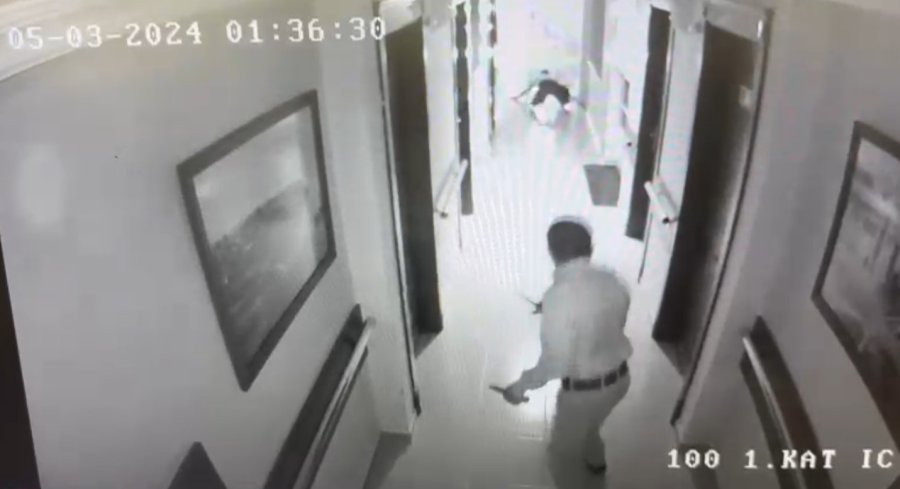 Huzurevindeki Dehşet Anları Güvenlik Kamerasında