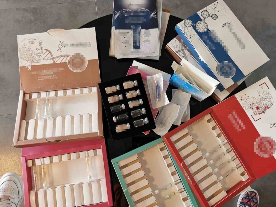 Sadece Uzman Hekimlerin Yapabileceği İşlemleri Yapan Merdiven Altı Güzellik Merkezine Baskın