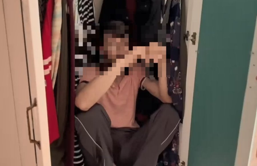 Aranan Şahıs Bu Kez Dolaptan Çıktı