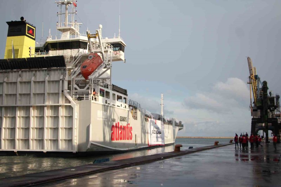 Yeni ’iyilik Gemisi’ Mersin’den Gazze’ye Uğurlandı