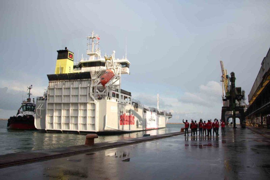Yeni ’iyilik Gemisi’ Mersin’den Gazze’ye Uğurlandı