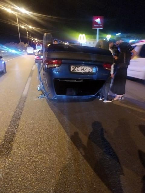 Takla Atan Araçta Kaza Anı Saniye Saniye Kaydedildi