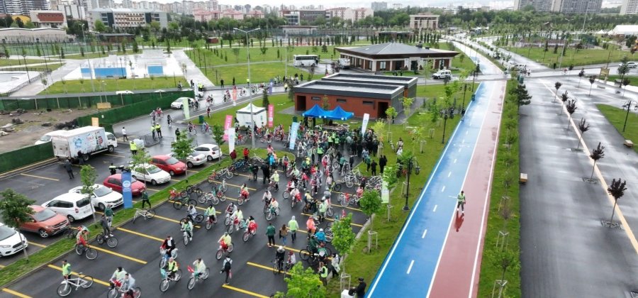 Büyükşehir’in 11. Yeşilay Bisiklet Turu’na Yoğun İlgi