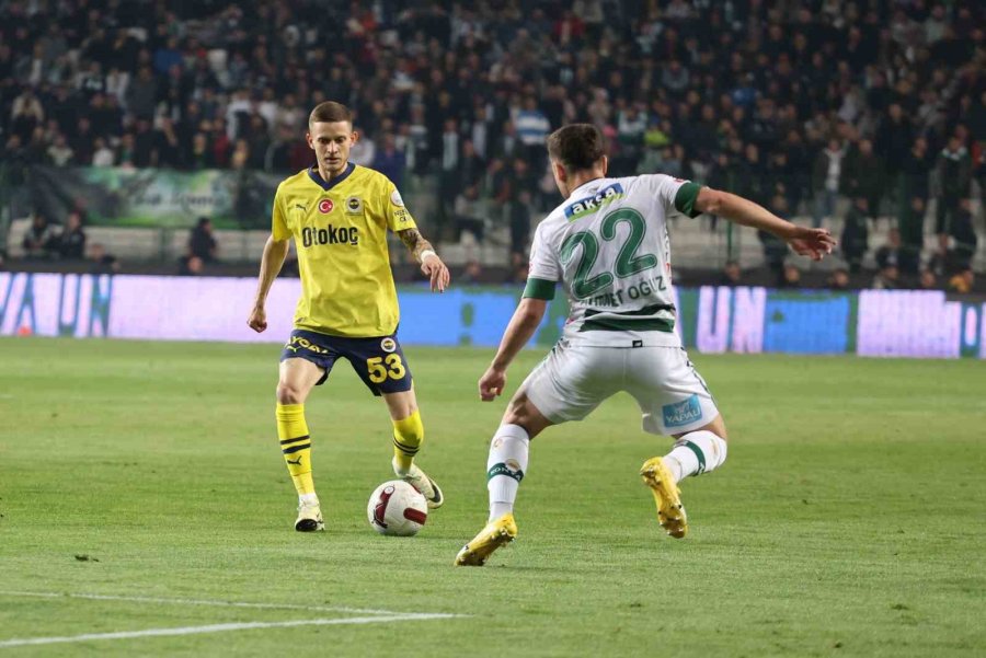 Trendyol Süper Lig: Konyaspor: 0 - Fenerbahçe: 0 (ilk Yarı)
