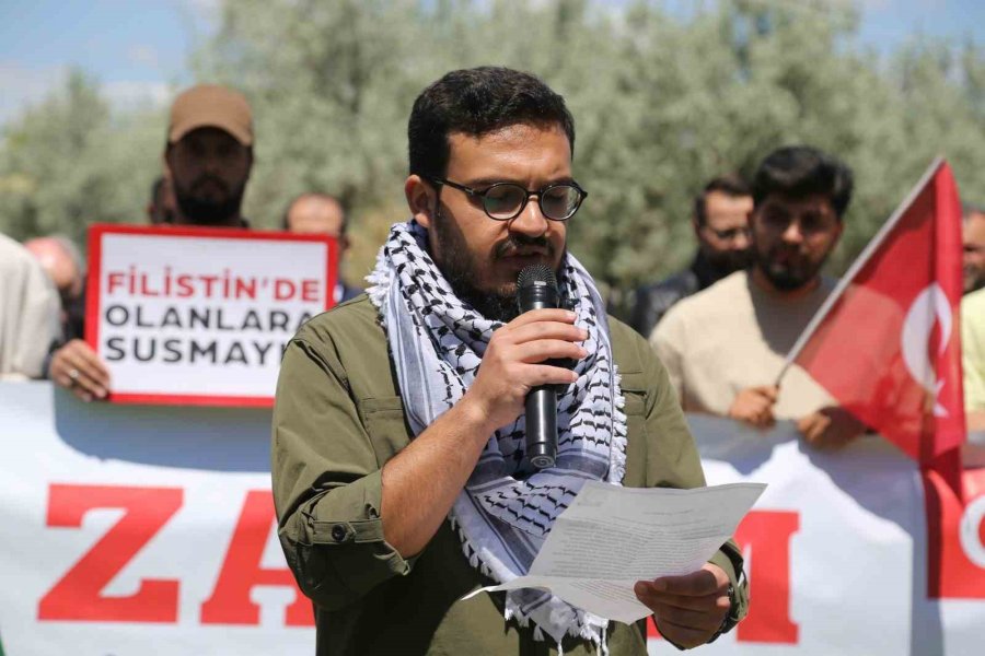 Asü Öğrencileri Gazze Nöbetine Başladı