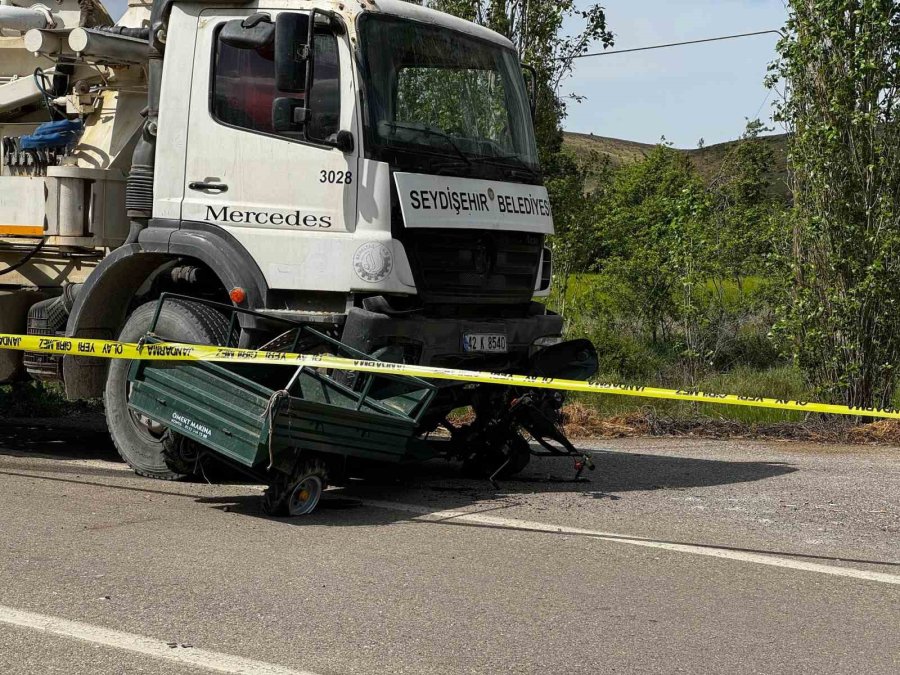 Beton Pompası Vincinin Çarptığı Patpat Sürücüsü Öldü