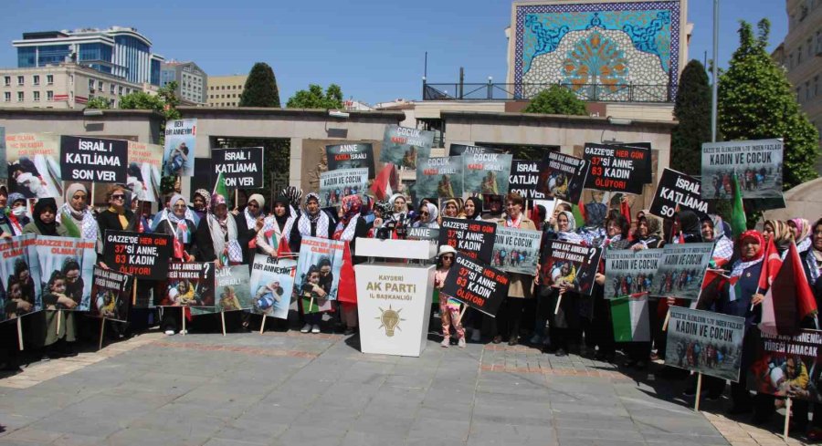 Ak Partili Kadınlar Filistinli Anneler İçin Toplandı