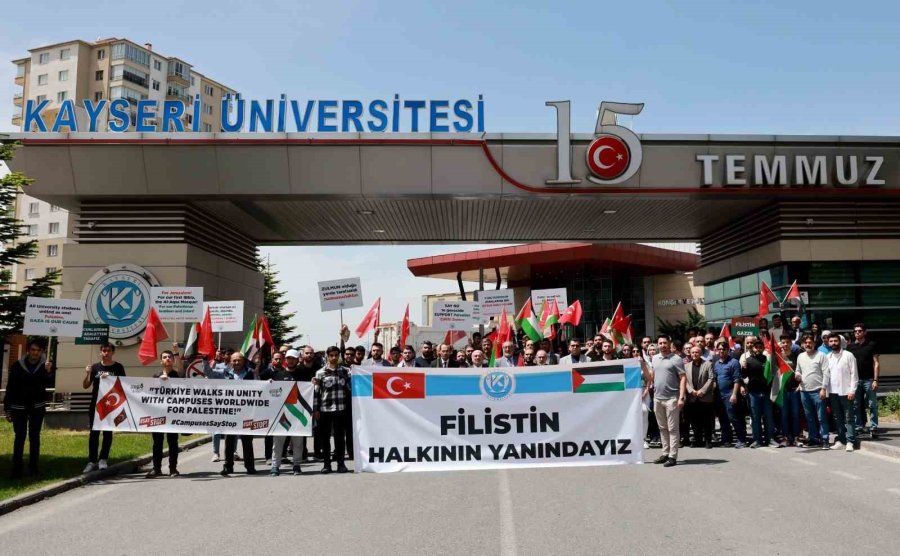 Kayseri Üniversitesi Filistin Halkının Yanında