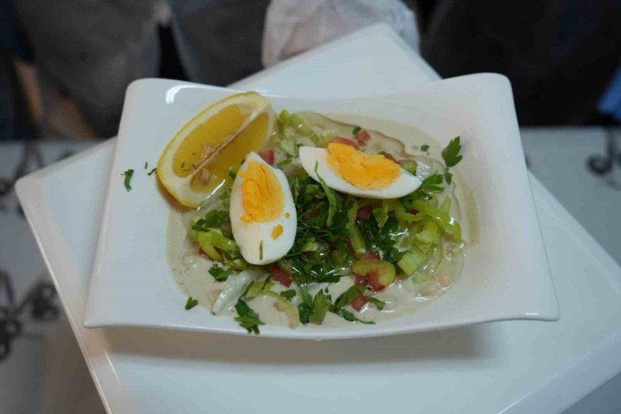 Türk Mutfağı Haftası’nda Coğrafi İşaretli Antalya Piyazı Yapıldı