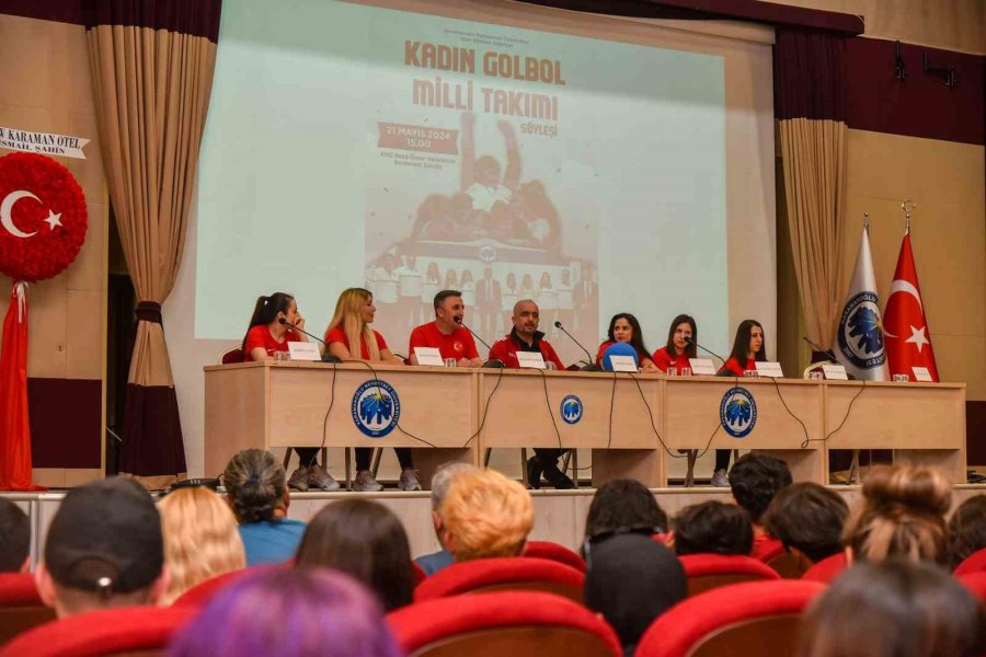 Golbol Kadın Milli Takımı, Kmü’de Öğrencilerle Buluştu