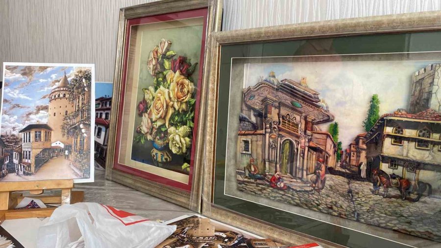 Eşinin Acısını Sanatı İle Dindirdi