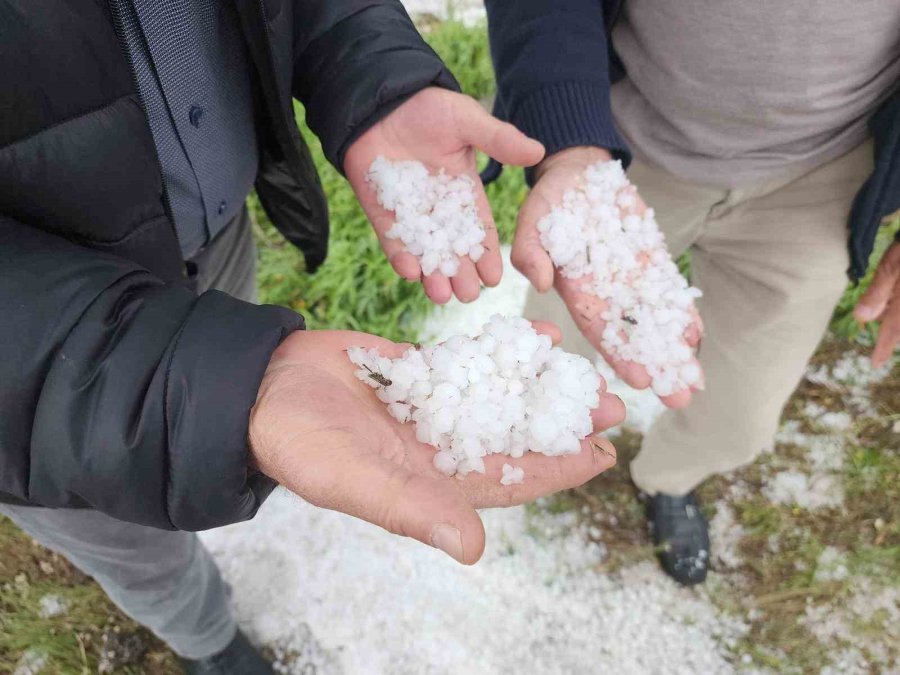 Kulu’da Şiddetli Yağmur Ve Dolu Yağışı