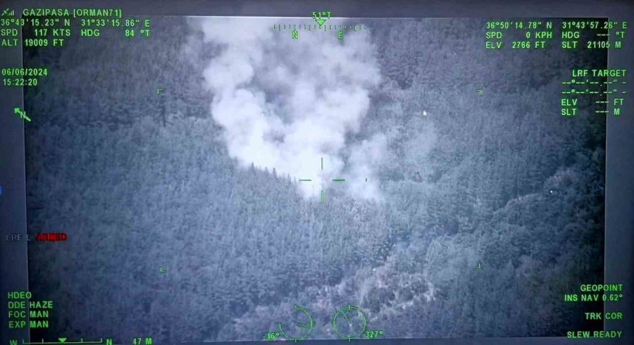 Antalya’da Orman Yangını