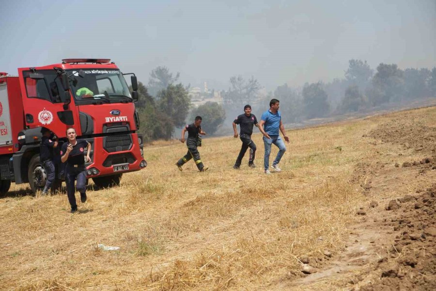 Anız Yakımıyla Başladı Seralara Ve Evlere Sıçradı