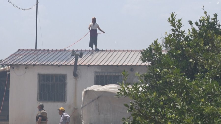 Anız Yakımıyla Başladı Seralara Ve Evlere Sıçradı