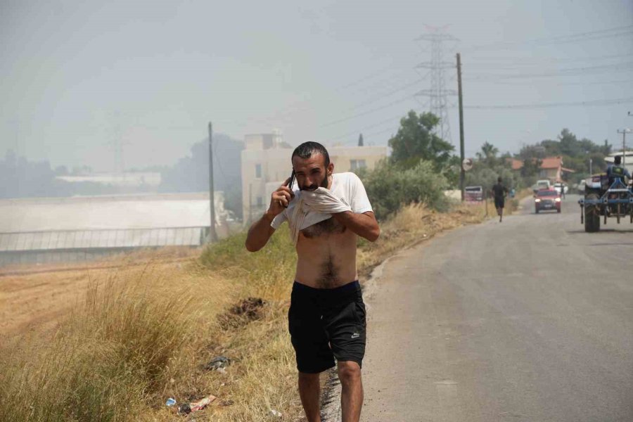 Anız Yakımıyla Başladı Seralara Ve Evlere Sıçradı