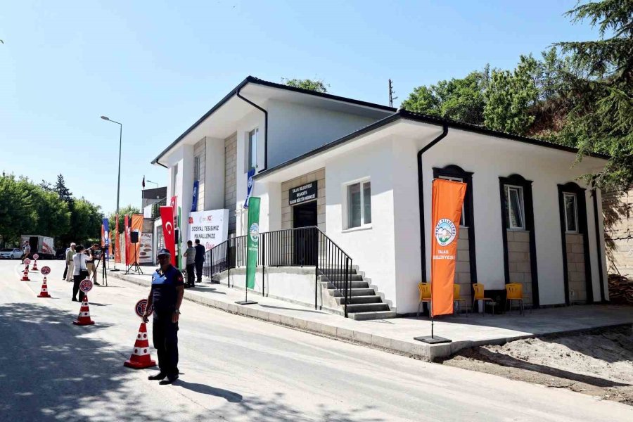 Talas Belediyesi’nden Reşadiye’ye Sosyal Tesis