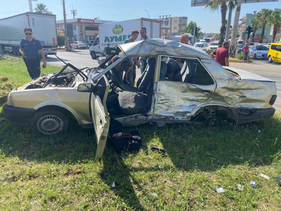 Işık İhlali Kazaya Sebep Oldu: 2 Yaralı