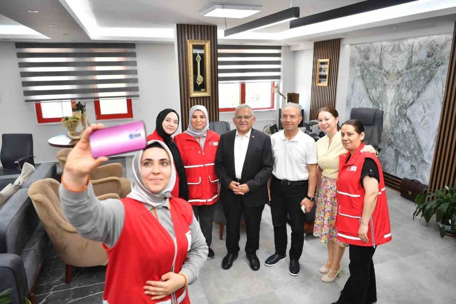 Başkan Büyükkılıç’tan Kızılay’a ‘156’ncı Yıl’ Ziyareti