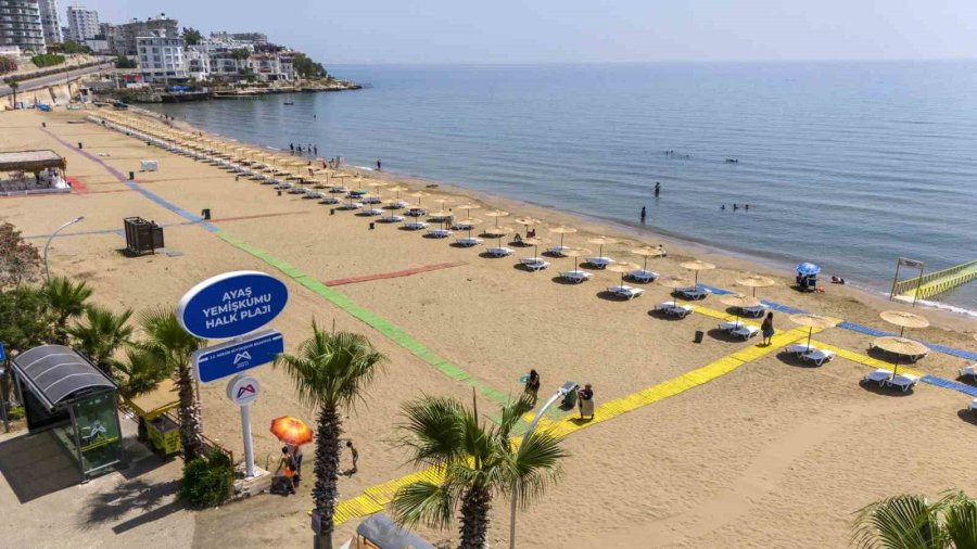 Mersin’de Halk Plajları Yaz Sezonuna Hazır