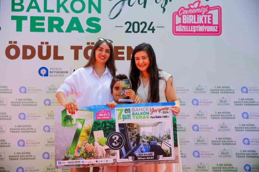‘en Güzel Bahçe, Balkon Ve Teras Yarışması’ Ödülleri Sahiplerini Buldu