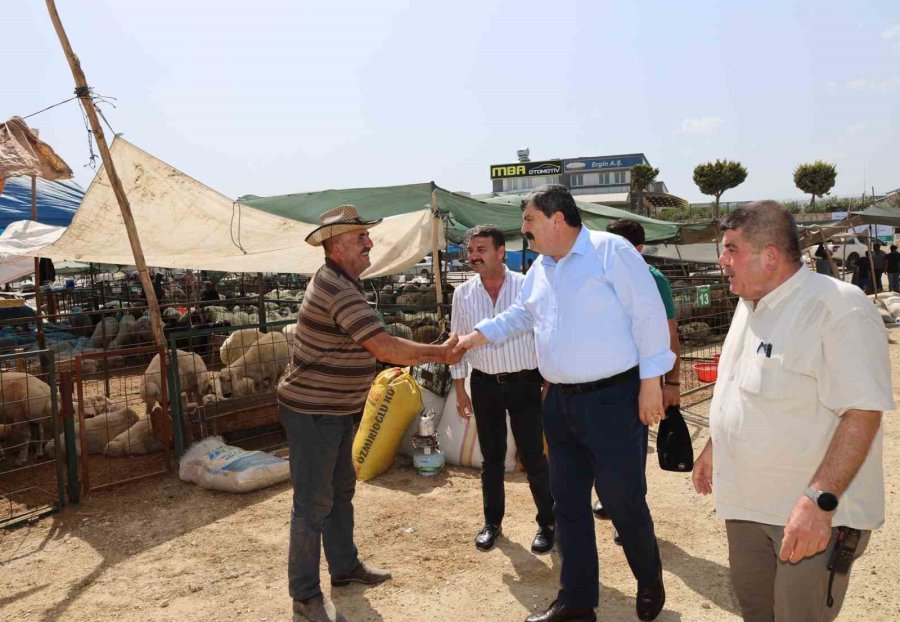 Başkan Yıldız, Kurban Satış Alanlarını Ziyaret Etti