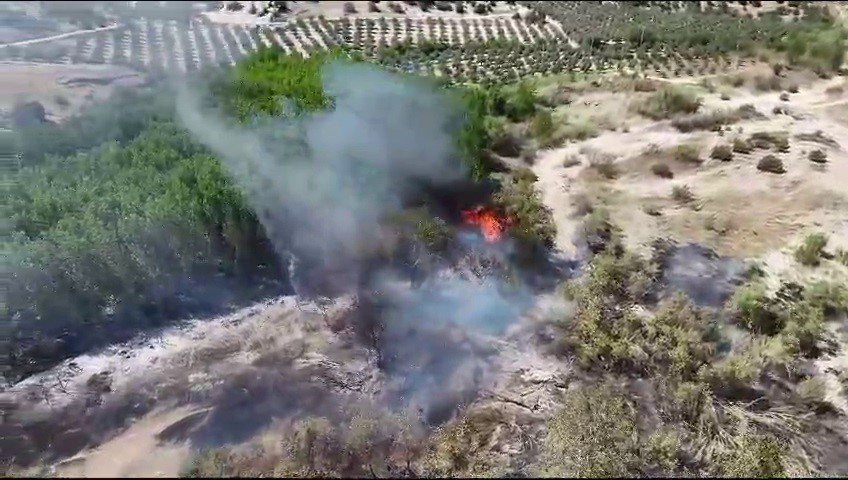 Sazlık Alanda Çıkan Yangın Ormanlık Alana Sıçramadan 7 Saatte Söndürüldü