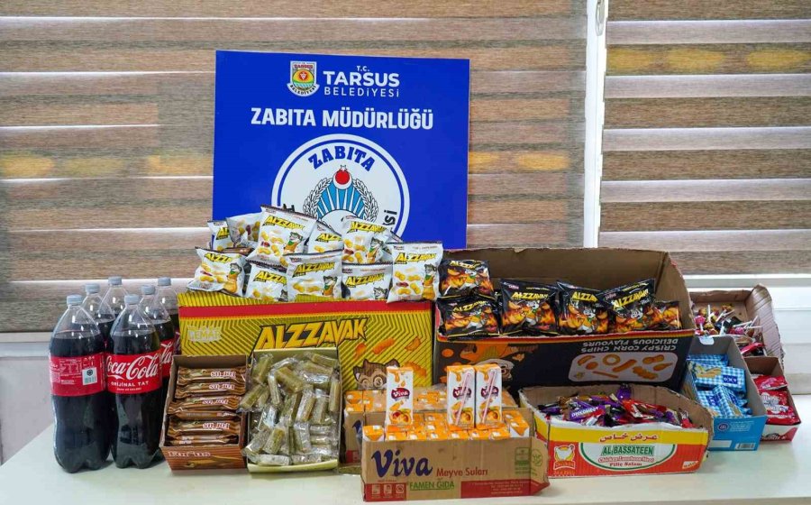 Tarsus’ta Son Kullanma Tarihi Geçmiş 238 Ürün Ele Geçirildi