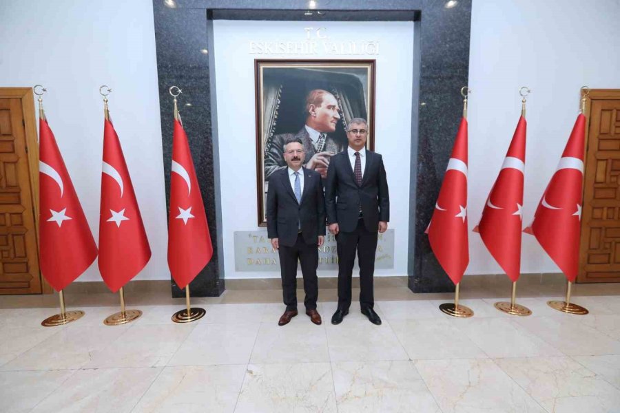 Isparta’ya Atanan Ağır Ceza Mahkemesi Başkanı Tünay’dan Vali Aksoy’a Veda Ziyareti