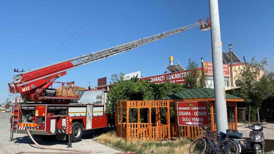 Konya’da Sanayi Sitesinde Yangın Paniği