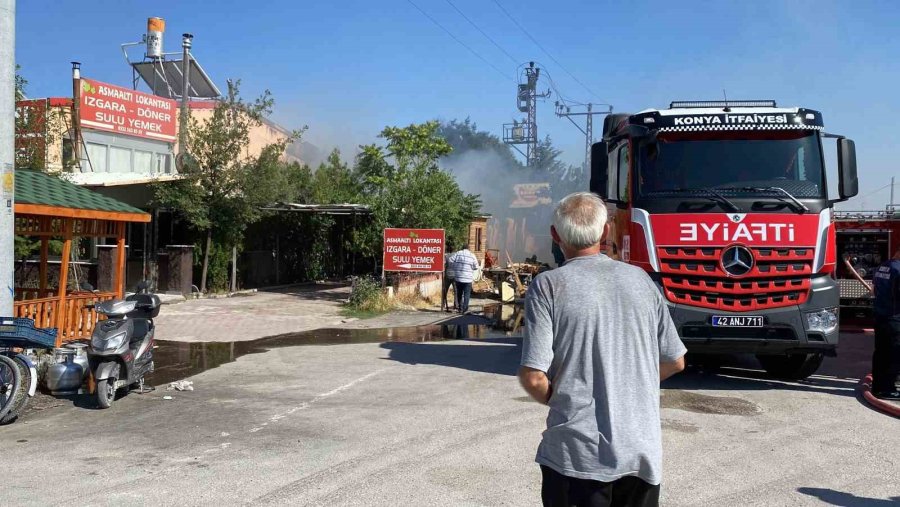 Konya’da Sanayi Sitesinde Yangın Paniği