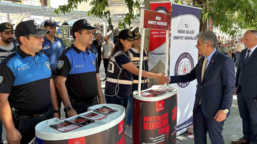 Niğde’de "mutluluğa Kurşun Sıkma" Kampanyası Tanıtıldı
