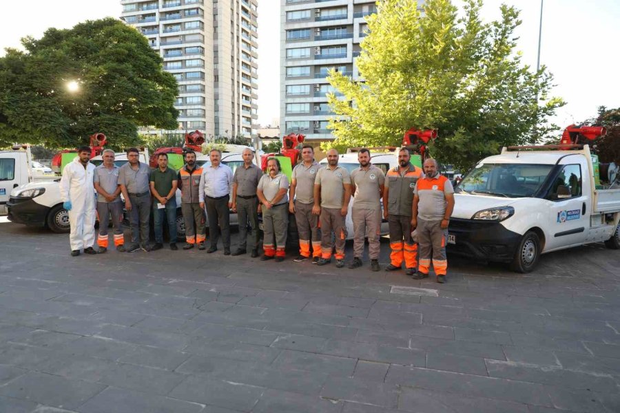 Melikgazi Belediyesi’nden İlaçlama Çalışması