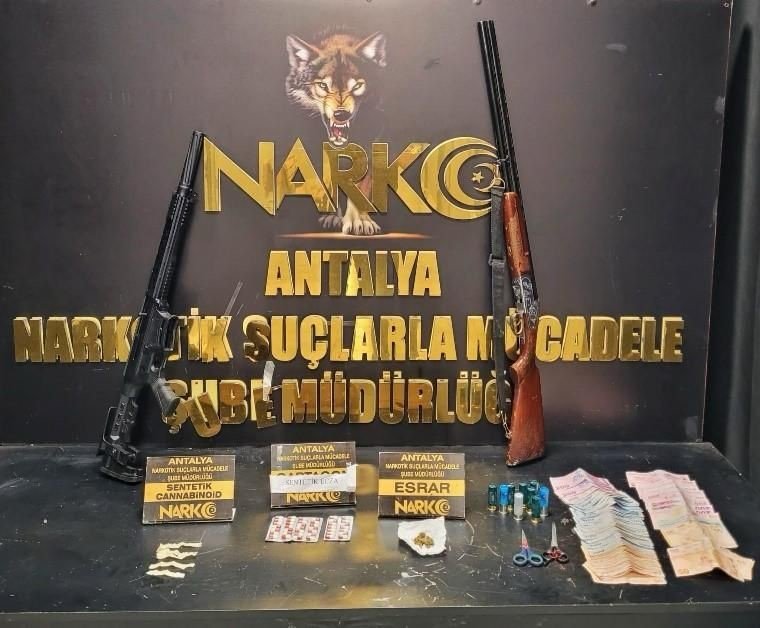 Antalya’da Zehir Tacirlerine Büyük Darbe: Kilolarca Uyuşturucu Madde Ele Geçirildi