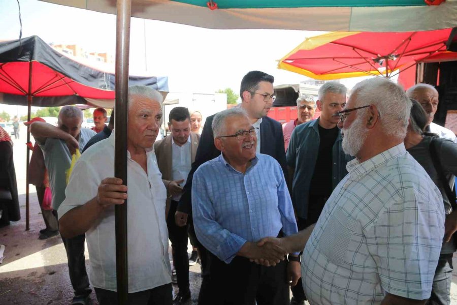 Büyükkılıç’tan Semt Pazarına Ziyaret