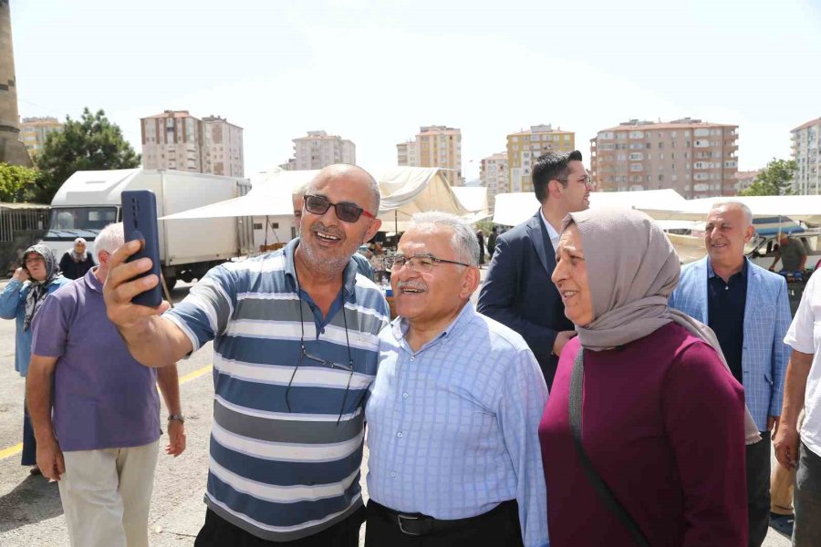 Büyükkılıç’tan Semt Pazarına Ziyaret