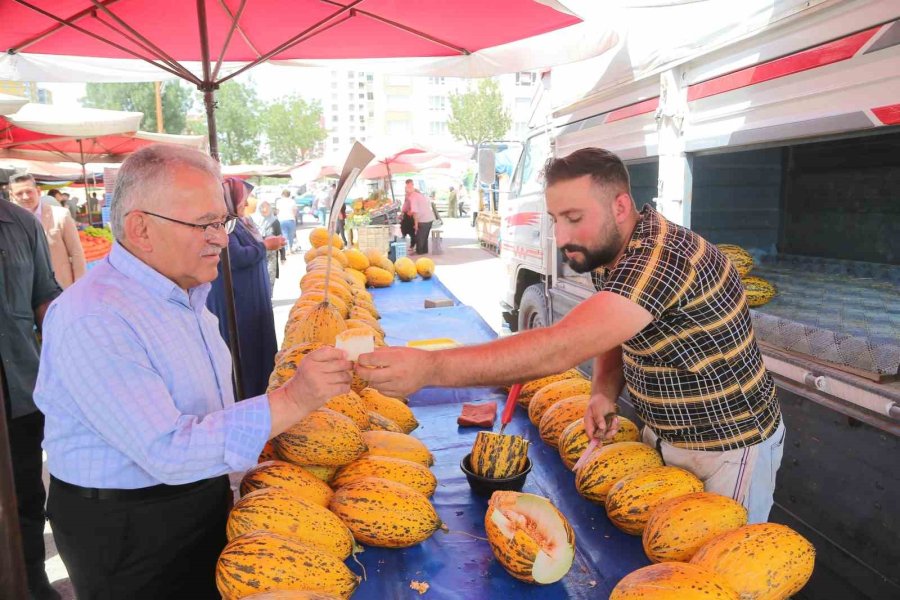 Büyükkılıç’tan Semt Pazarına Ziyaret
