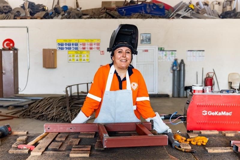 Kaynakçı ’sevgi Usta’ Hikayesiyle Kadınlara Örnek Oluyor