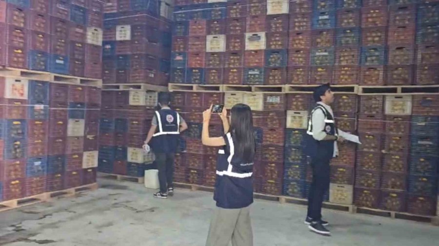 Mersin’de Limon Depolarında Denetimler Sürüyor