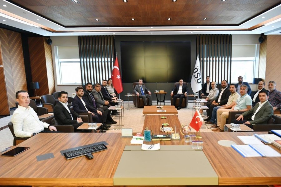 Kayseri Osb Yönetimi, Kuzey Makedonya Büyükelçisini Ağırladı