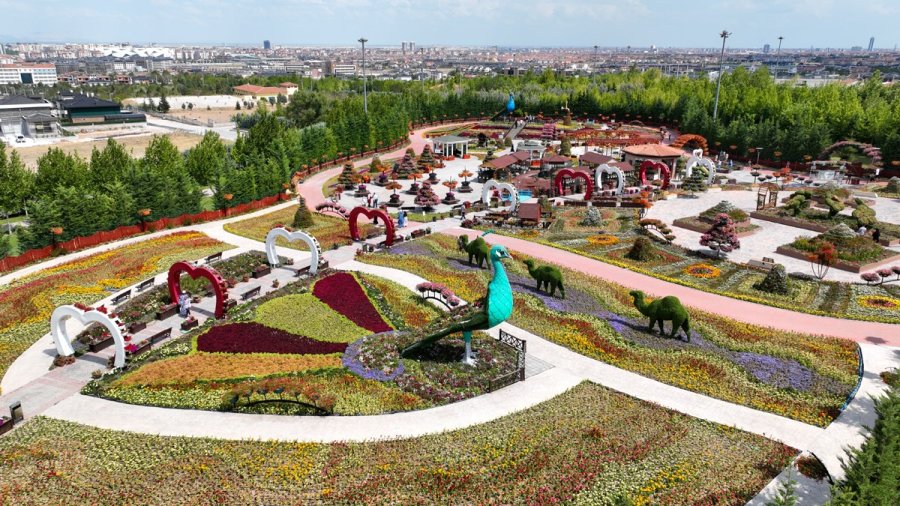 Çiçek Gibi Selçuklu: Türkiye’nin En Büyüğü Selçuklu Çiçek Bahçesi İlgi Odağı Oluyor