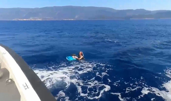 Cezaevinden İzinli Çıktı, Adaya Yüzerek Kaçmaya Çalışırken Yakalandı