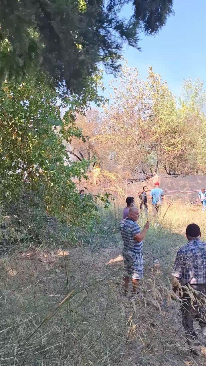 Çiftlikte Çıkan Yangın Kontrol Altına Alındı